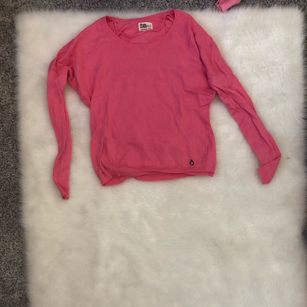 Volcom pink sweater